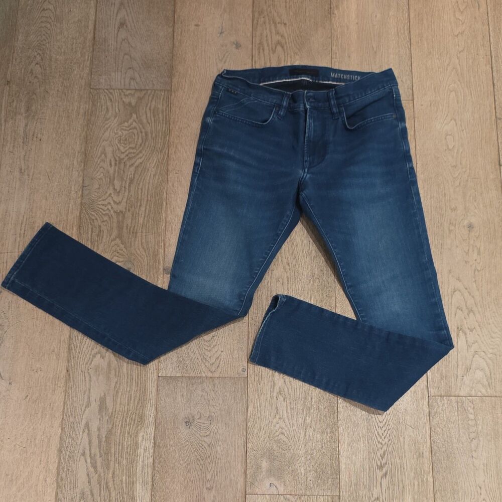 John Varvatos Star USA Matchstick Skinny Jeans Men's Size 31 Indigo Blue Denim